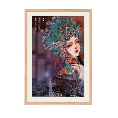 国潮中国风装裱拼图框