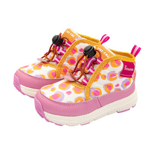 kidsing可迪星女童雪地靴冬季新款宝宝男童小童儿童防滑软底棉鞋