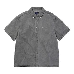 thisisneverthat® Washed Denim S/S Shirt 25新款牛仔短袖衬衫