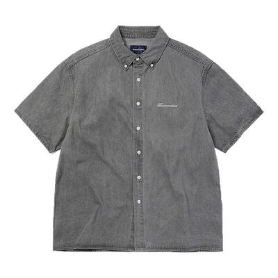 thisisneverthat® Washed Denim S/S Shirt  25新款牛仔短袖衬衫
