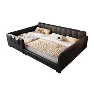 红晟家庭亲子床一家四口可分可合子母床榻榻米二胎主卧超大拼接床