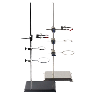 大号铁架台实验室高40/60/100cm厘米1米加厚国标全套不锈钢方座支架化学十字夹子滴定夹蝴蝶夹铁圈小红书花架