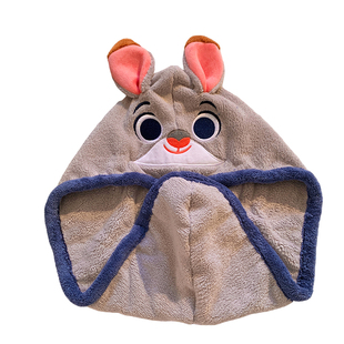 疯狂动物城朱迪尼克干发帽可爱女超强吸水速干包头发毛巾浴帽学生