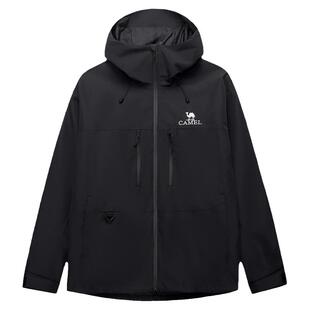 骆驼硬壳单层冲锋衣腾云紫色男女新款防风防水户外夹克外套登山服