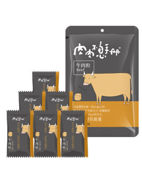 双鱼牌208g*1袋靖江特产牛肉粒