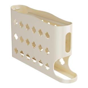 滚动鸡蛋收纳盒厨房多层斜口自动滚蛋器冰箱侧门鸡蛋托专用保鲜盒