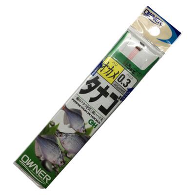 日本OWNER欧纳鳑鲏鱼钩新半月三腰溪流小物马口钩手绑子线成品