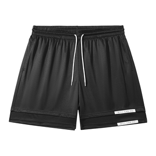 有志者UZIS夏季新款运动短裤男篮球健身训练潮流针织四分球裤积木