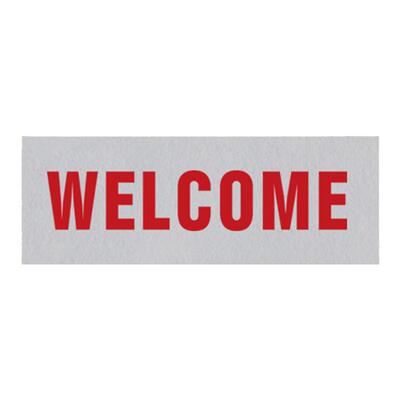 潮店WELCOME玻璃贴纸 复古欢迎光临推拉双开玻璃门装饰广告字贴