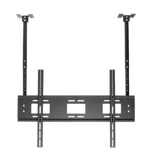 电视吊架50-100寸通用加固双杆单屏2屏广告机灯箱天花板吸顶支架