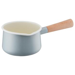 【自营】乐扣乐扣搪瓷奶锅单柄煮泡面家用无涂层热奶mini珐琅汤锅