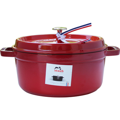 法国staub22cm珐琅锅