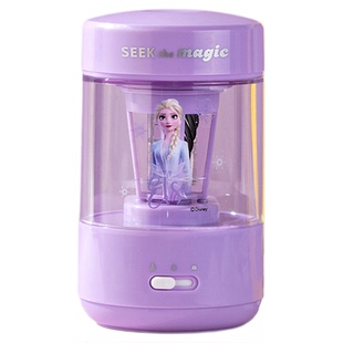 迪士尼全自动削笔机削笔器电动卷笔刀转笔刀小学生专用铅笔刀幼儿园儿童免手扶男女孩充电款旋笔刨笔机绞笔刀