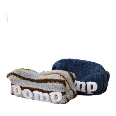 pomp原创羊羔毛化妆包收纳袋可爱