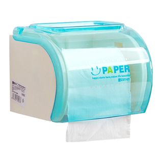 振兴厕所纸巾盒挂壁式免打孔卫生间加厚防水家用创意厕所卷纸架