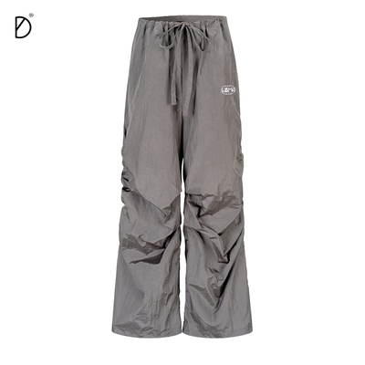 SMILE DDD【纸袋裤】140g轻薄软透气裤脚调节美式休闲街舞运动裤