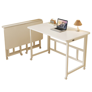 折叠桌家用电脑桌卧室缝隙床边桌摆摊小桌子可移动学习书桌工作台