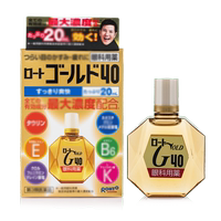 乐敦Gold40缓解眼干疲劳滋润眼药水