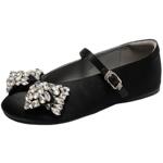 MIO米奥玛丽珍鞋2026春季新款圆头平底蝴蝶钻饰搭扣芭蕾舞鞋女鞋