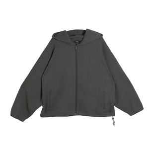 Terrawear 25FW宽松版秋冬复古重磅拉绒水洗拉链卫衣 男女同款