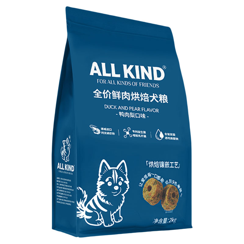 AllKind鸭肉梨烘焙狗粮2kg