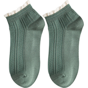 jk花边袜子女中筒袜配玛丽珍皮鞋乐福鞋短袜女士洛丽塔中筒袜公主