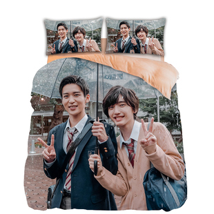 日剧消失的初恋周边床单被套四件套道枝骏佑/目黑莲单人女生被单