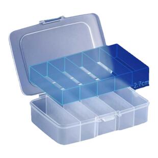 纹绣收纳盒透明塑料分类整理用品盒戒指杯针片分装收纳盒工具