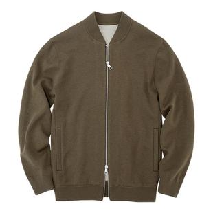 MrBu布先生轻暖蓄热羊毛衫棒球领夹克秋冬开衫外套男款BT12016