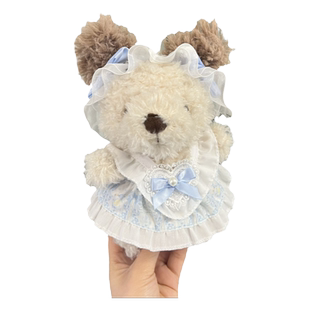 Jellycat玩偶着替little系列娃衣18cm小狗小兔小羊裙子春衣服套装