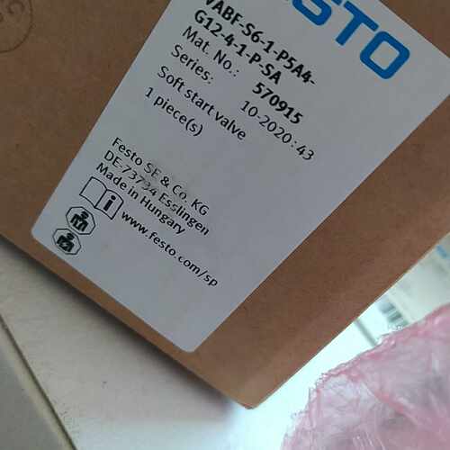 溢价-VABF-S6-1-P5A4-G12-4-1-P-SA费斯托