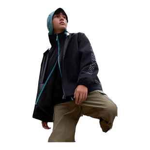 李宁万龙甲运动风衣男春秋防泼水华晨宇同款CF溯时尚登山运动外套