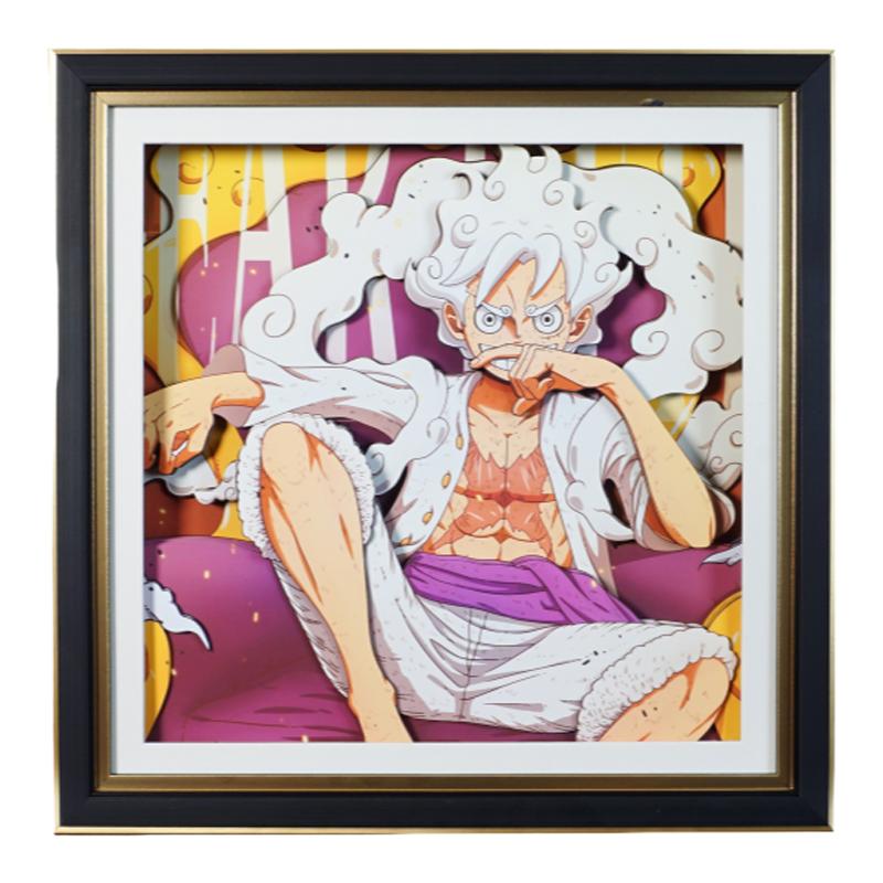 尼卡路飞海贼王装饰画立体画挂画