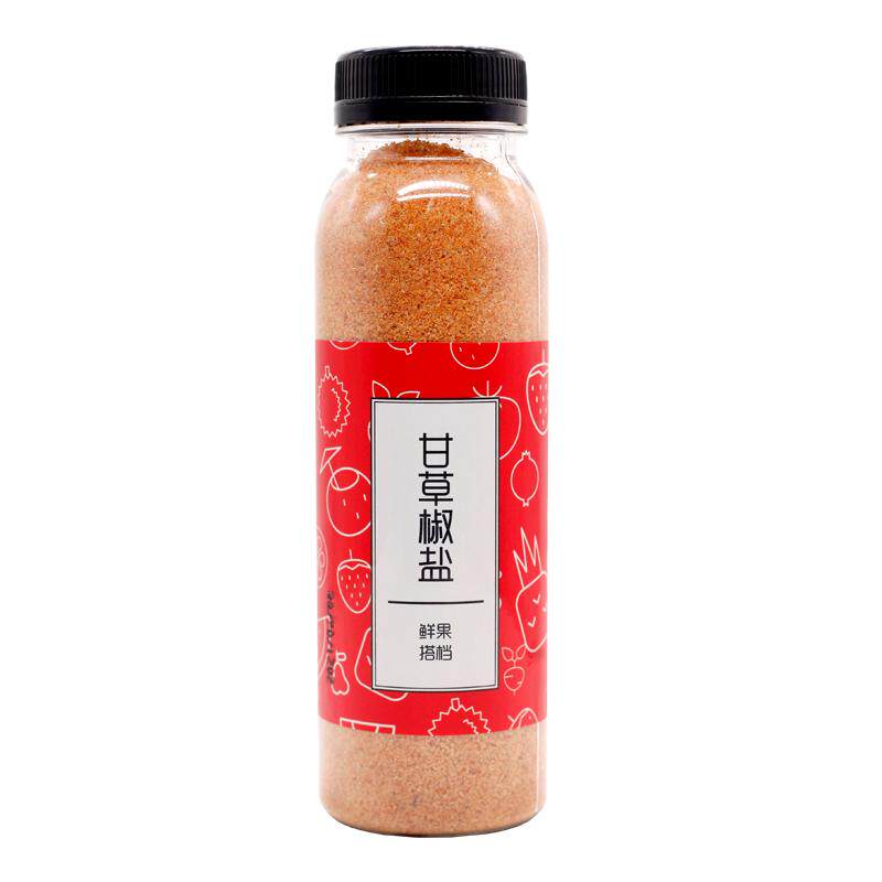 水果酸野调味料广西钦州甘草辣椒盐芒果李子椒盐粉粉非酸梅粉250g