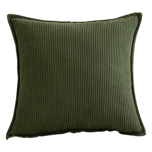 可拆洗加厚款灯芯绒靠枕套沙发客厅轻奢感纯色大号抱枕套床头靠垫