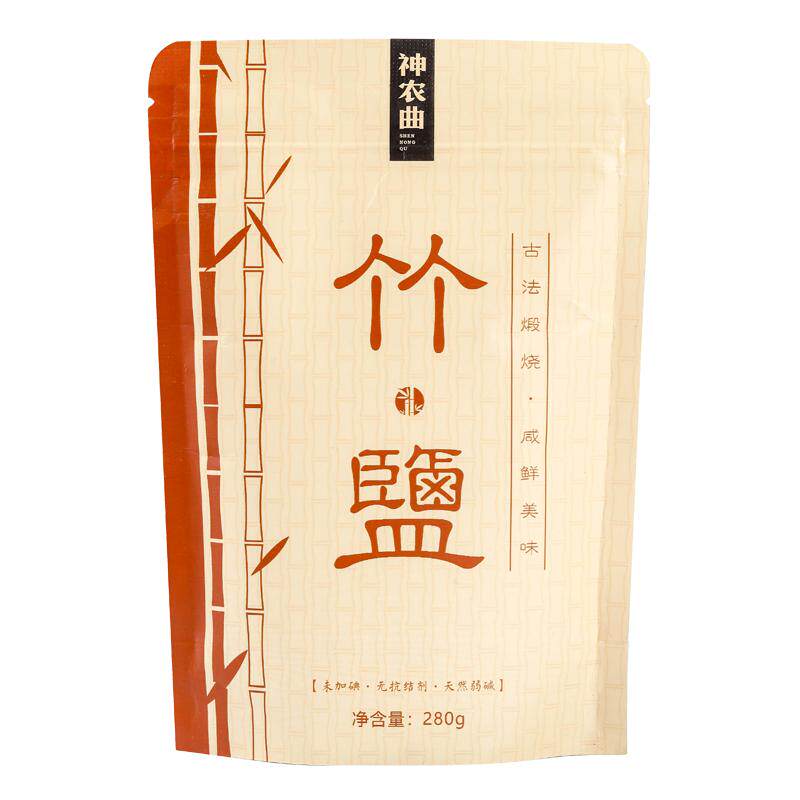 神农曲竹盐 古法煅烧 未加碘无抗结剂  炒菜烹饪煲汤复合调味品料