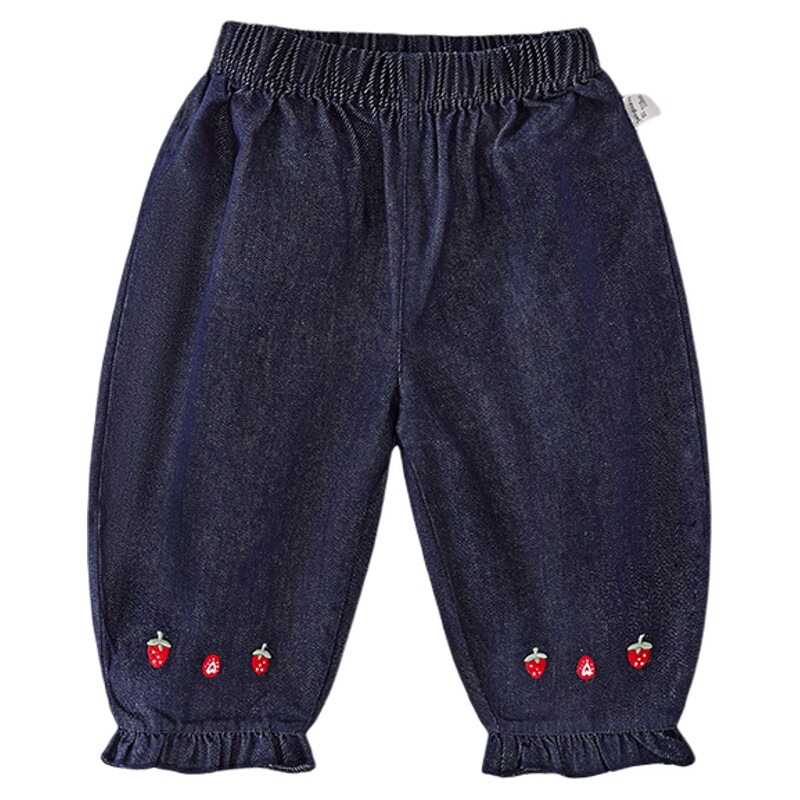 女童春季牛仔灯笼裤 新款休闲宝宝洋气春装