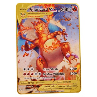 宝可梦卡片网红神奇宝贝卡牌喷火龙VMAX皮卡丘耿鬼马里奥潮玩礼物
