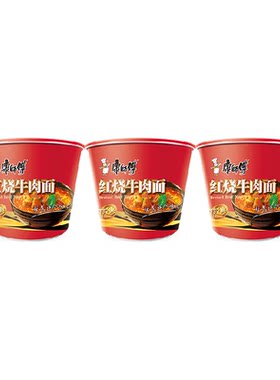 康师傅红烧牛肉面高温爆炒