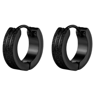 耳环男士韩版钛钢磨砂耳扣男耳骨夹女时尚个性学生耳钉无耳洞耳夹