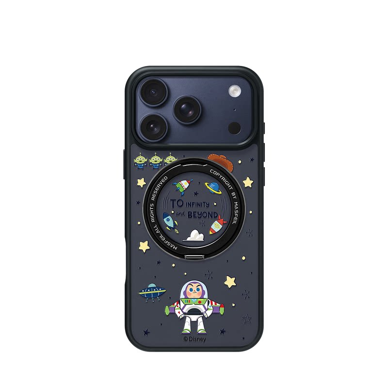 MASFEIL × 光年童趣适用苹果17promax手机壳iPhone16pro新款磁吸带支架ip15全包Fo5支点高级感17好看可爱女
