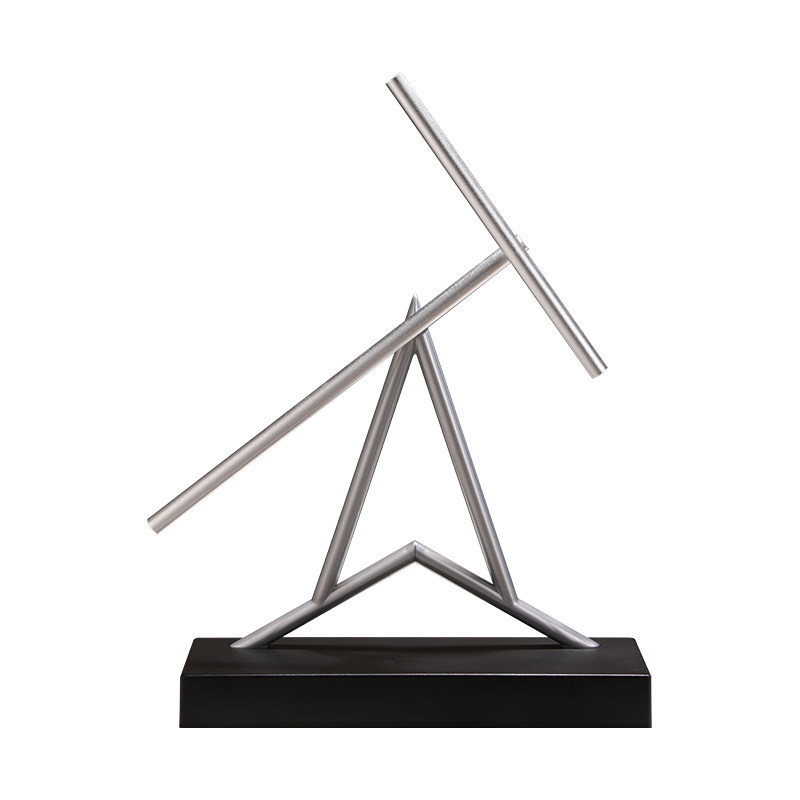 牛顿摆钢铁侠混沌摆永动机摆件高档创意商务礼品家居反重力模型