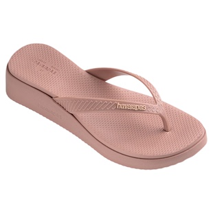 【直播】Havaianas哈唯纳新款增高人字拖外穿夹脚坡跟度假拖鞋