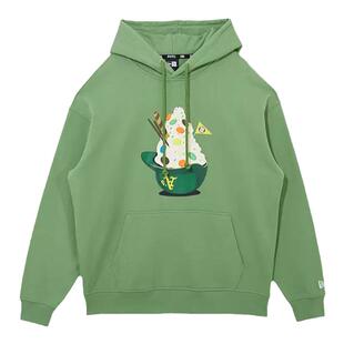 NewEra纽亦华MLB系列冰激凌印花毛圈里连帽套头运动卫衣13086610