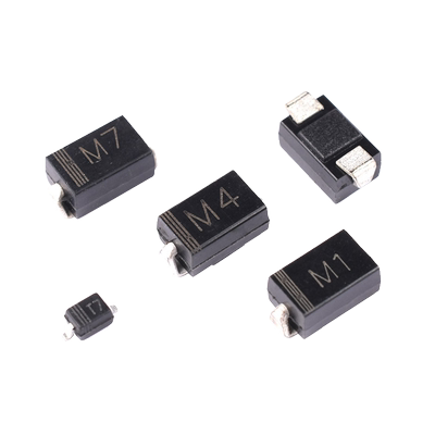 1N4001 IN4004 1N4007贴片SMA封装 丝印T7 M7 M4 M1 整流二极管