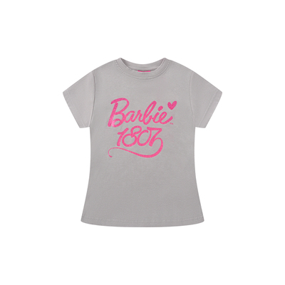 1807Barbie联名女装印花短袖