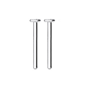 医用透明树脂耳钉防堵针养耳洞套装隐形耳针养耳棒硅胶耳骨钉学生