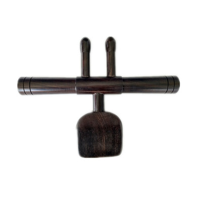 紫光檀木升阳刮痧铲按摩实木擀筋棒背部按摩疏通经络美容院拨筋棒