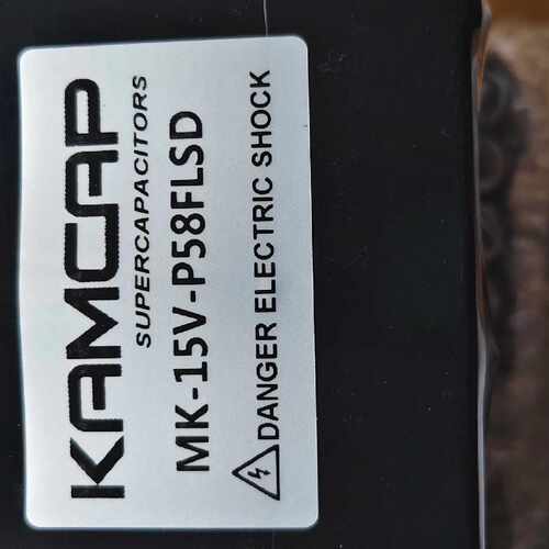 议价全新KAMCAP超级电容器，型号MK-15V-P58FD维修