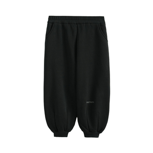 砚台家童装男童加绒卫裤冬装新款宝宝厚裤子休闲裤儿童黑色运动裤